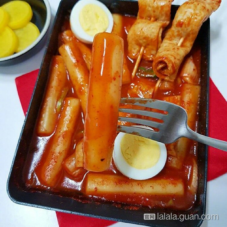 让人口水直流的韩式年糕拉面?