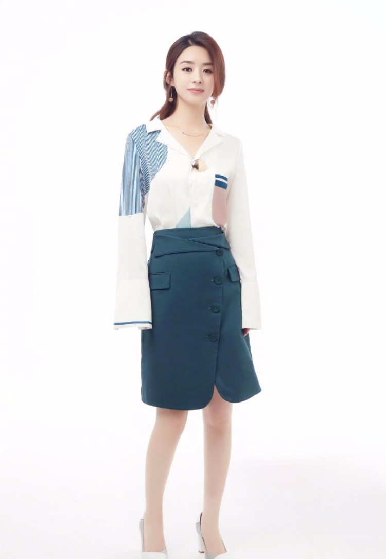 赵丽颖时尚大片 很清新很自然