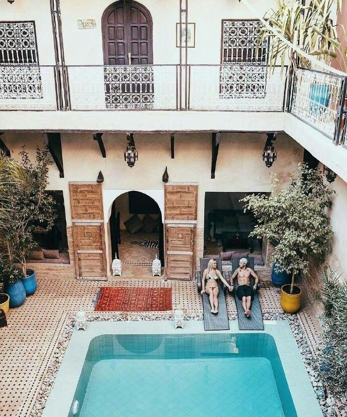 蓝色的摩洛哥，好美…… ​​