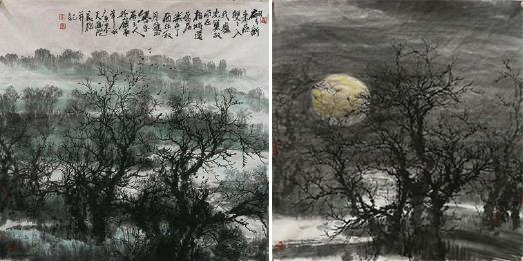 李长松山水画：豪气凌霄唱大风