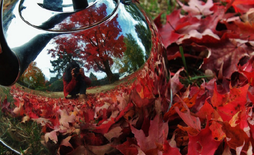 一位带着茶壶去旅行的妹子