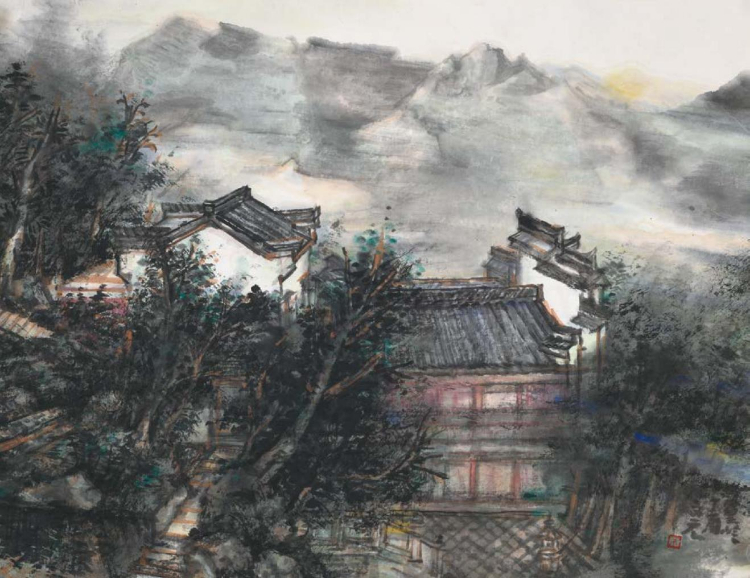 朱文元谈山水画写生中的“造境”：外师造化，中得心源