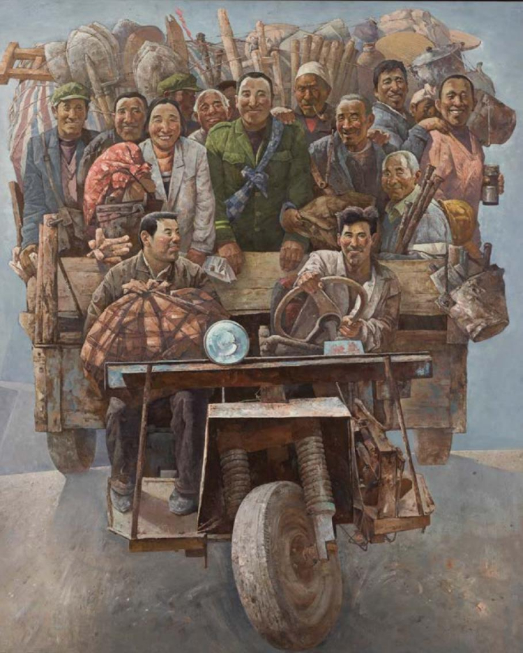 孙黎油画创作:发现真我,画我心源 孙黎油画创作:发现真我,画我心源