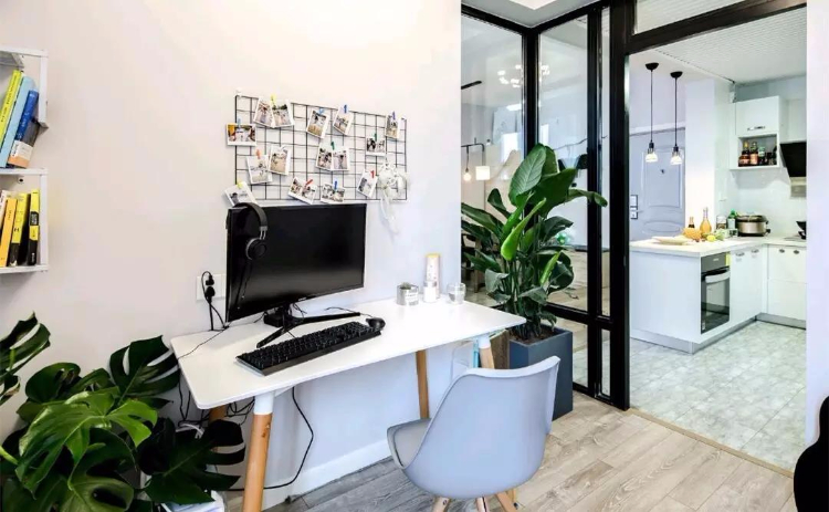 北欧与现代结合的小户型二居室，只有64平却一点也不拥挤！