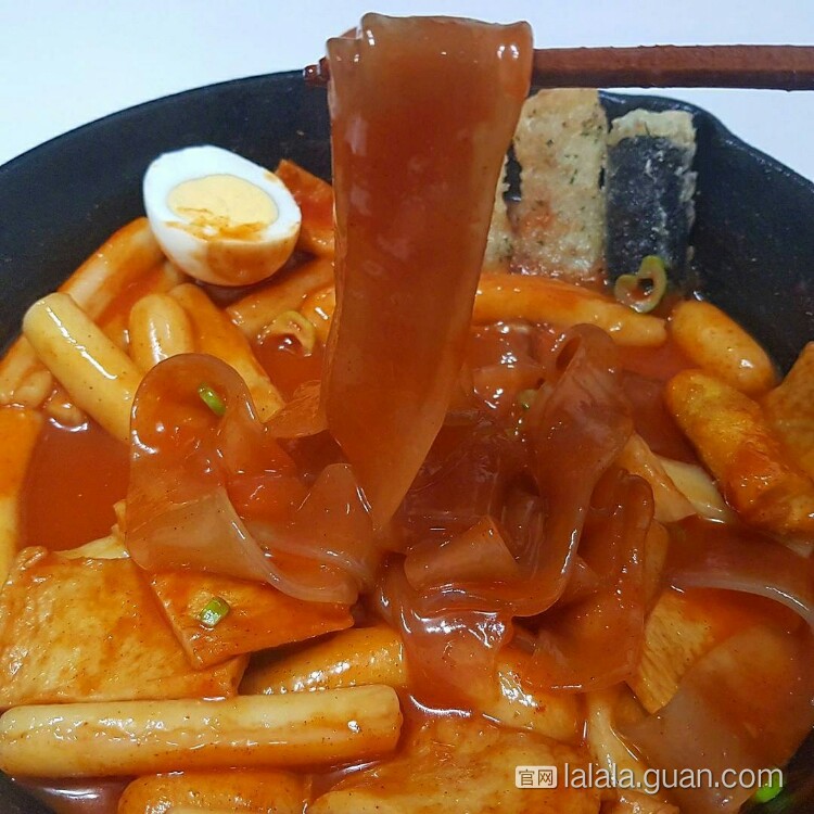 让人口水直流的韩式年糕拉面?