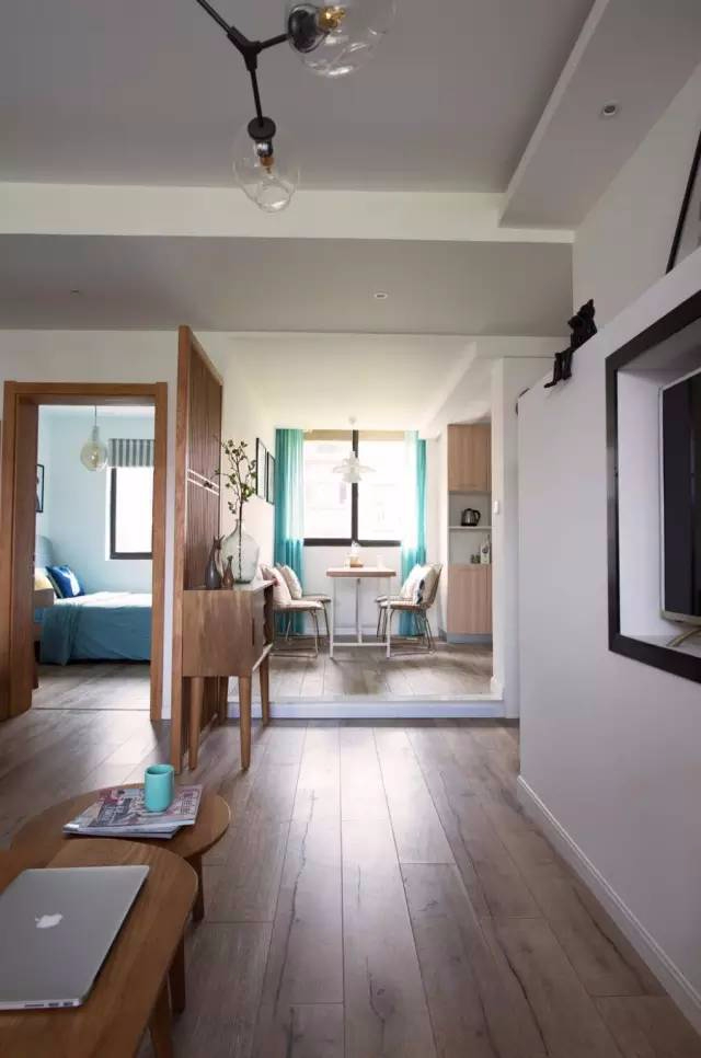 70㎡原木自然风，简单而又舒适，就是小户型需要的！