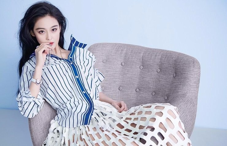 张馨予写真清爽早春艺术