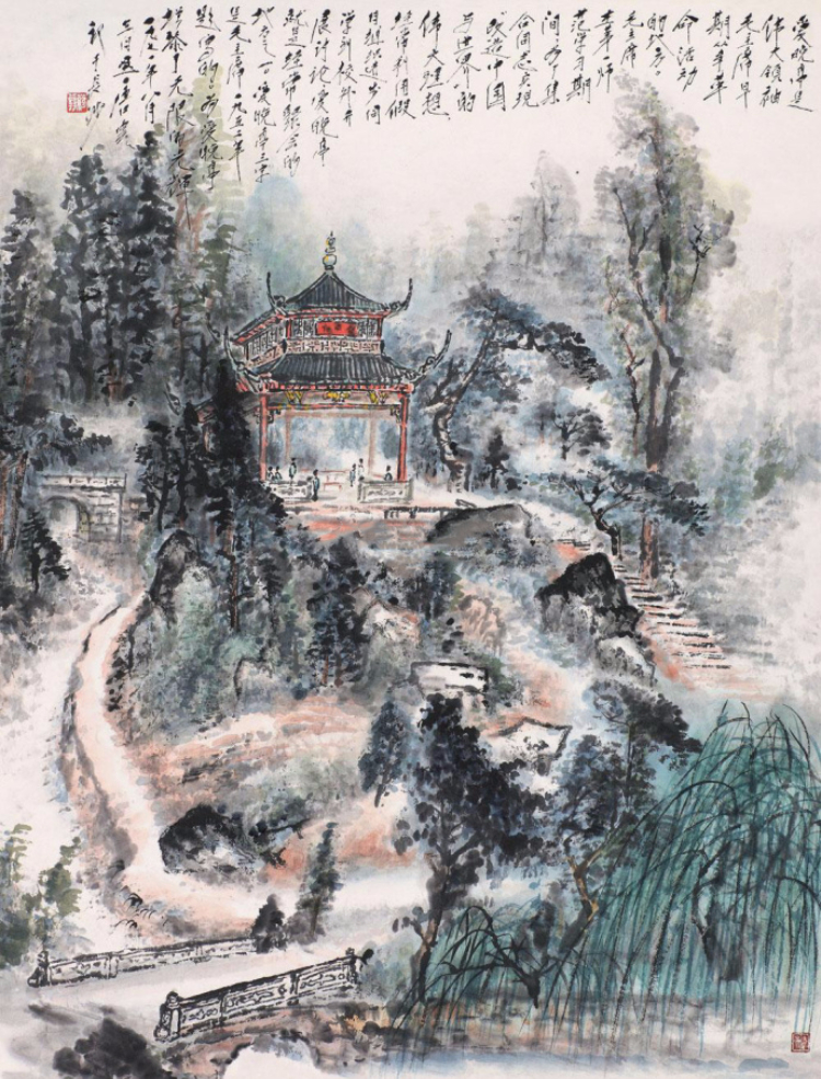 唐云 山水画欣赏