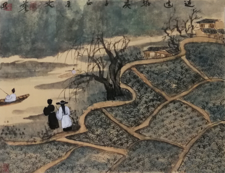 水墨里的王文英