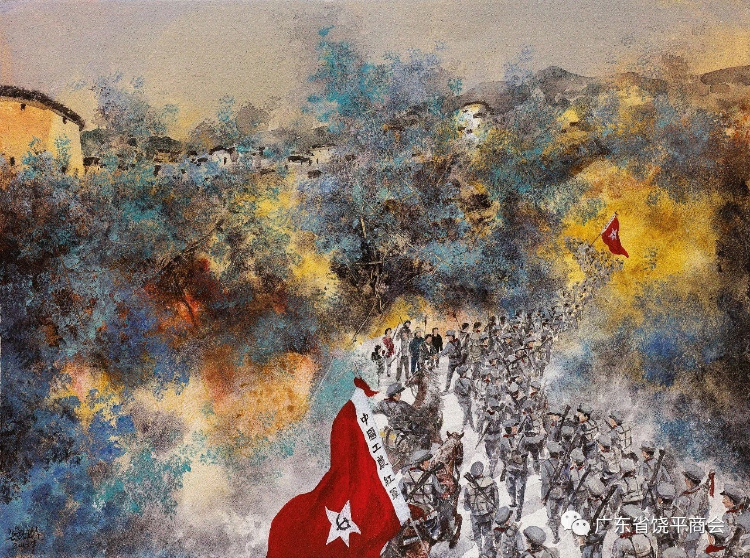 缅怀革命先烈 弘扬苏区革命精神 "茂芝会议"召开92周年美术展在潮州举行