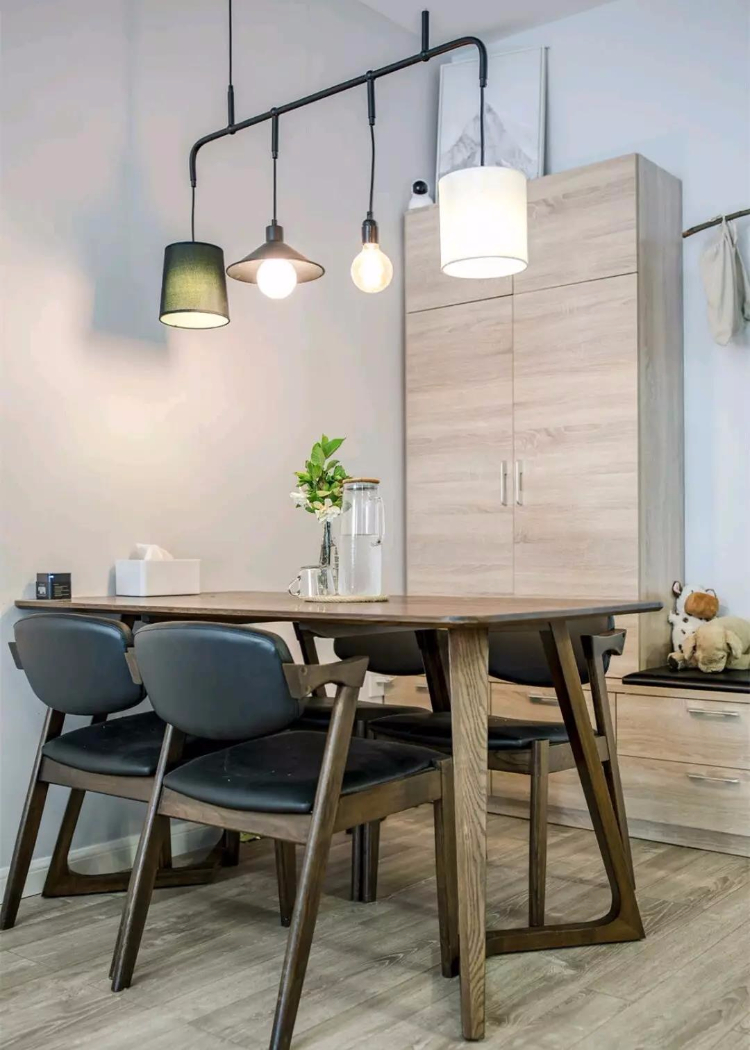 北欧与现代结合的小户型二居室，只有64平却一点也不拥挤！