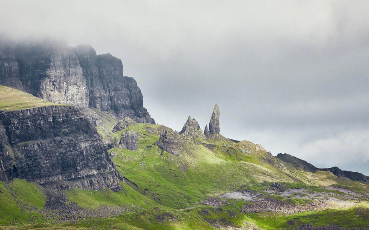 苏格兰天空岛清新风景