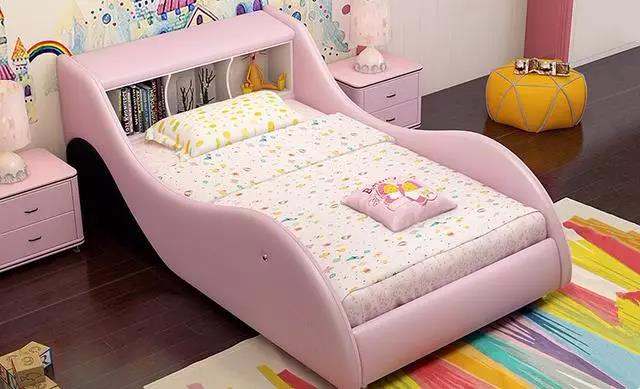卡通皮质儿童床，瞬间让儿童房变为趣味空间！