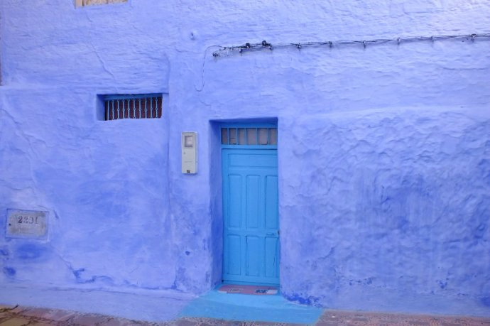 梦幻般的蓝色小城舍夫沙万