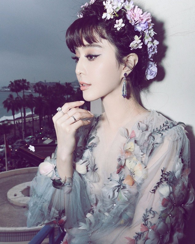 范冰冰 in Marchesa  浪漫甜美似仙子