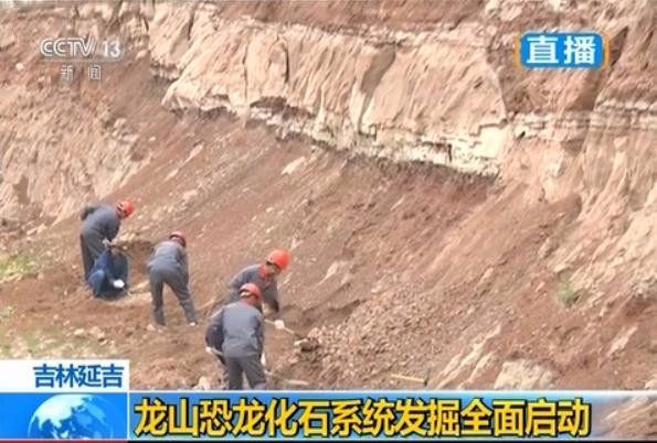 吉林龙山恐龙化石发掘启动 "地球年轮"蕴含远古信息