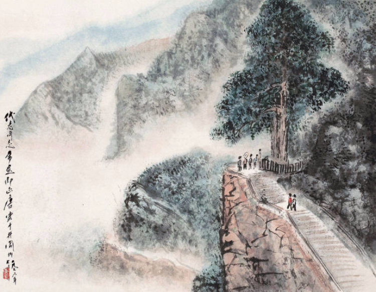 唐云 山水画欣赏