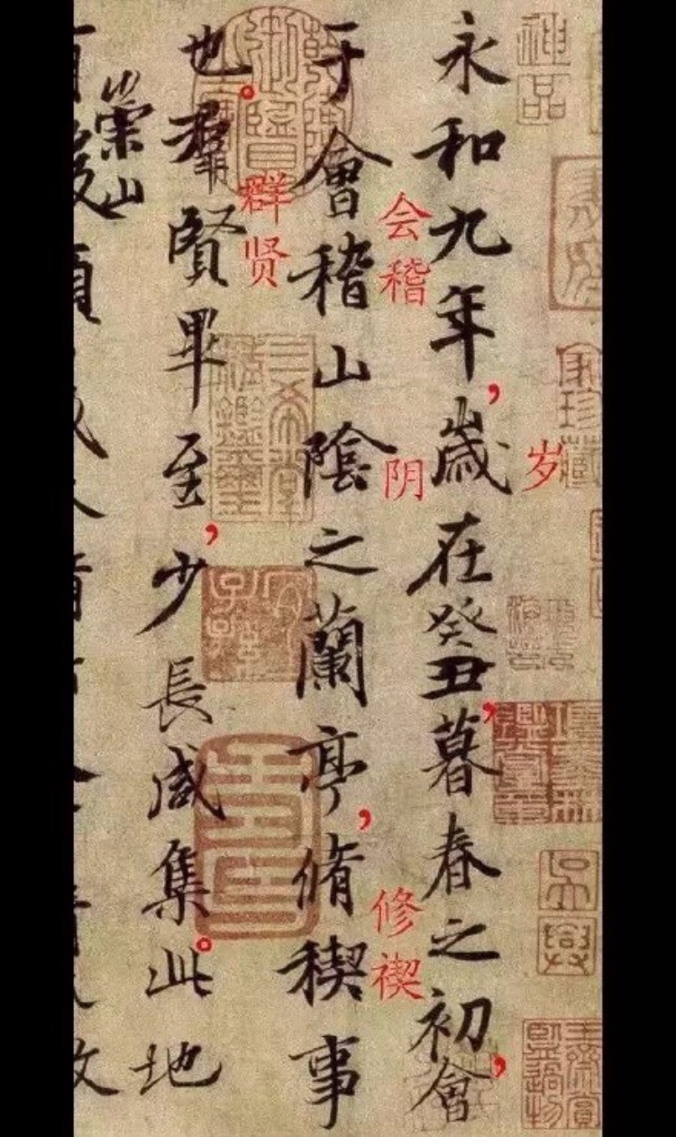 《兰亭序》书法全篇