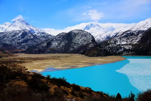 初见然乌湖，初见你。