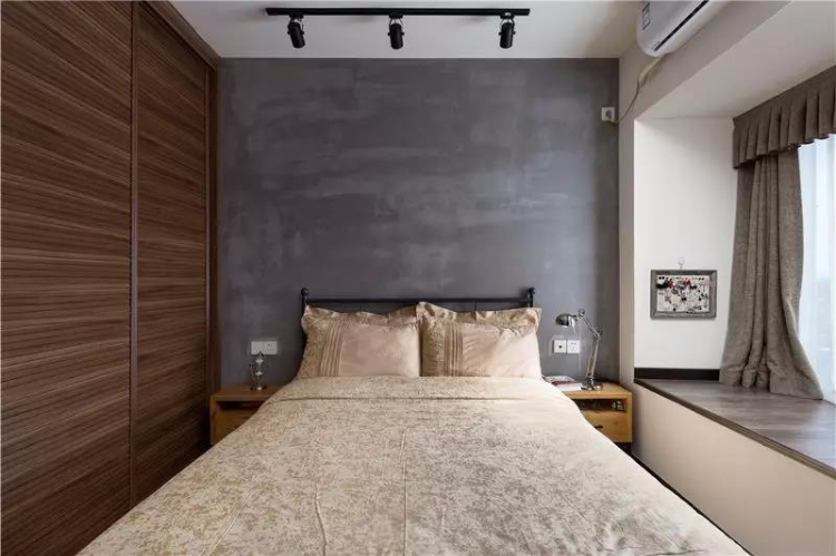 工业风的小户型空间，与众不同的75平婚房二居室！