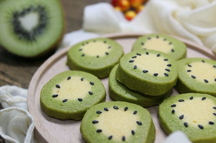 酥脆的猕猴桃饼干