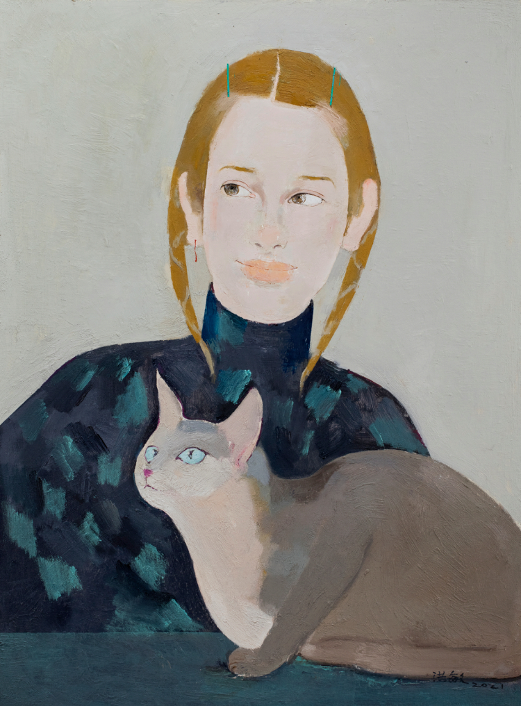 艺·展丨生命如花·孙洪敏油画作品展，展现“花儿”与“女孩”的真情世界