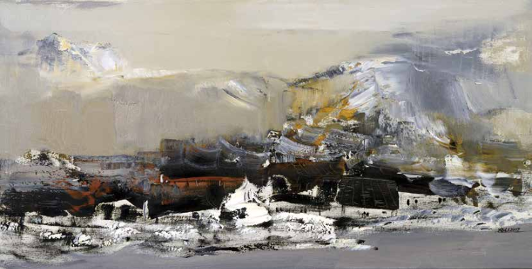 如何用油画表达中国式的抽象韵味和中国人的情感？