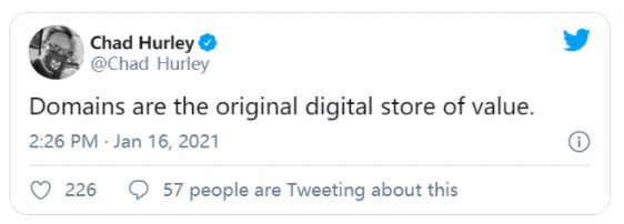 最大视频平台YouTube创始人赫尔利:对于初创企业,好域名胜过资金或经验 最大视频平台YouTube创始人赫尔利:对于初创企业,好域名胜过资金或经验