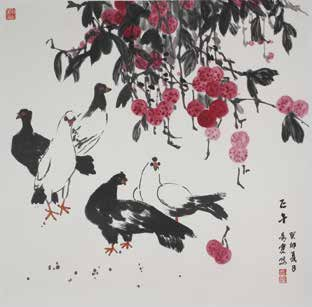 笔与墨会，意深笔透一一品读王易霓国画的“士气”之美