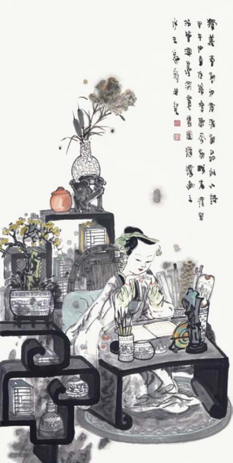 感受王家训中国画的文化智慧和快乐