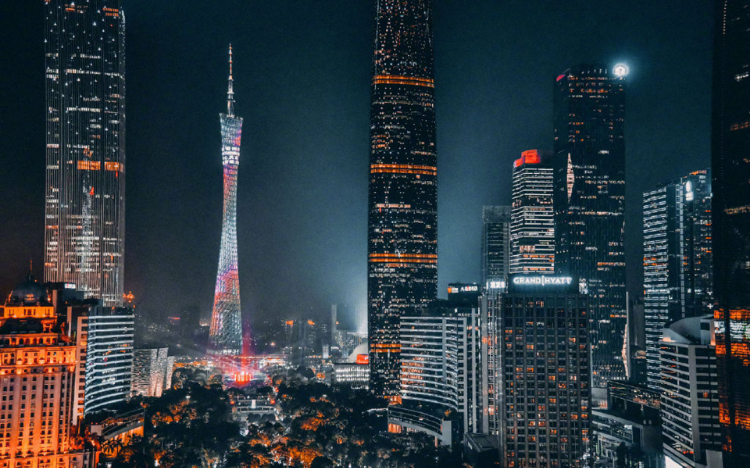 广州城市建筑风景