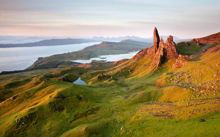 苏格兰天空岛清新风景