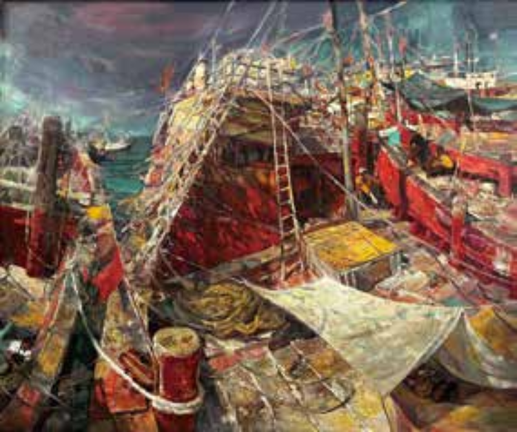 生命的力量——读宣新明的渔民系列作品有感