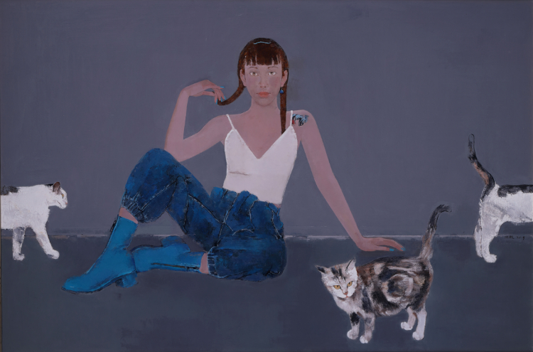 艺·展丨生命如花·孙洪敏油画作品展，展现“花儿”与“女孩”的真情世界