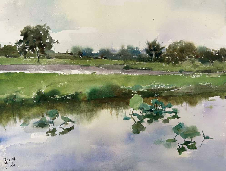 评李小澄的水彩艺术