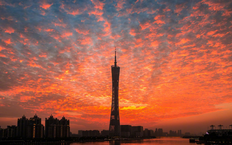 广州城市建筑风景