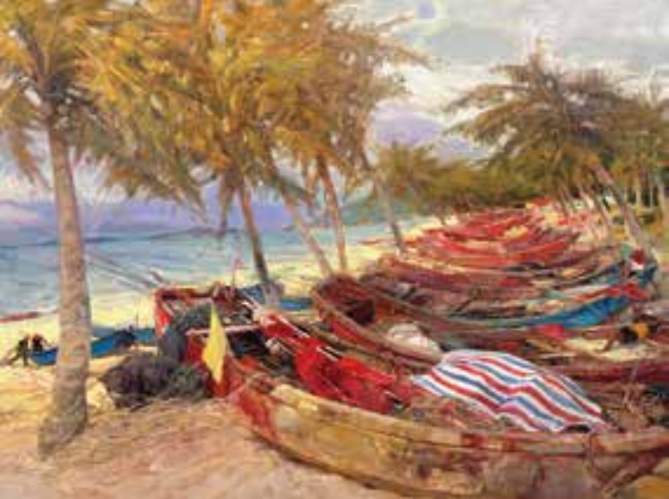 生命的力量——读宣新明的渔民系列作品有感