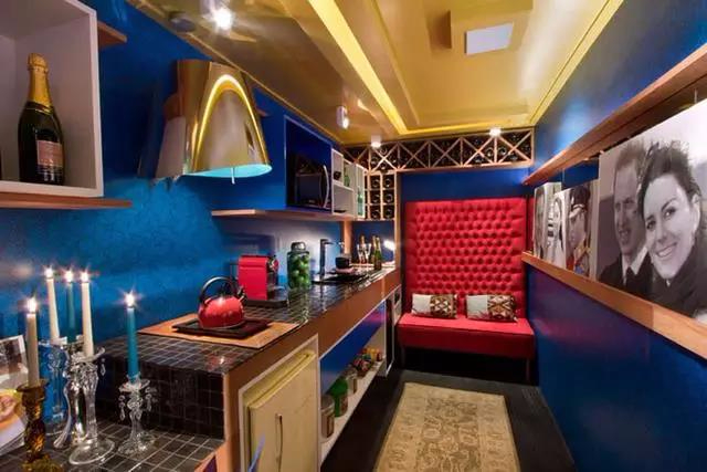 浪漫优雅神秘的蓝色风，放在厨房太合适了！