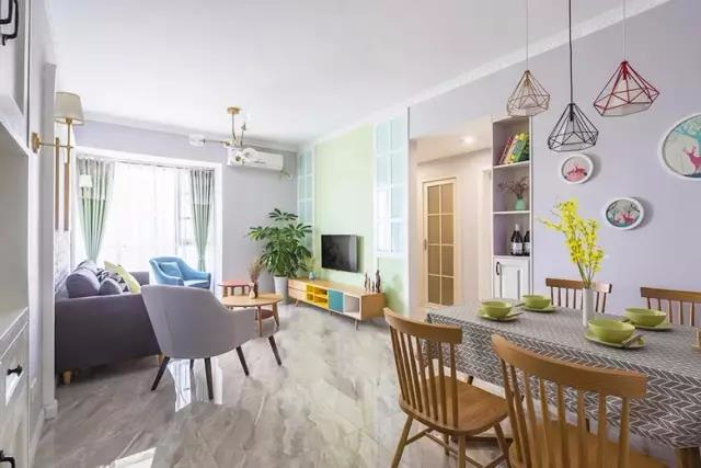 74平小清新北欧风二居室，真的好爱这么素雅的小户型！