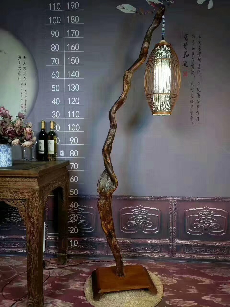 文艺的家居饰品～崖柏台灯