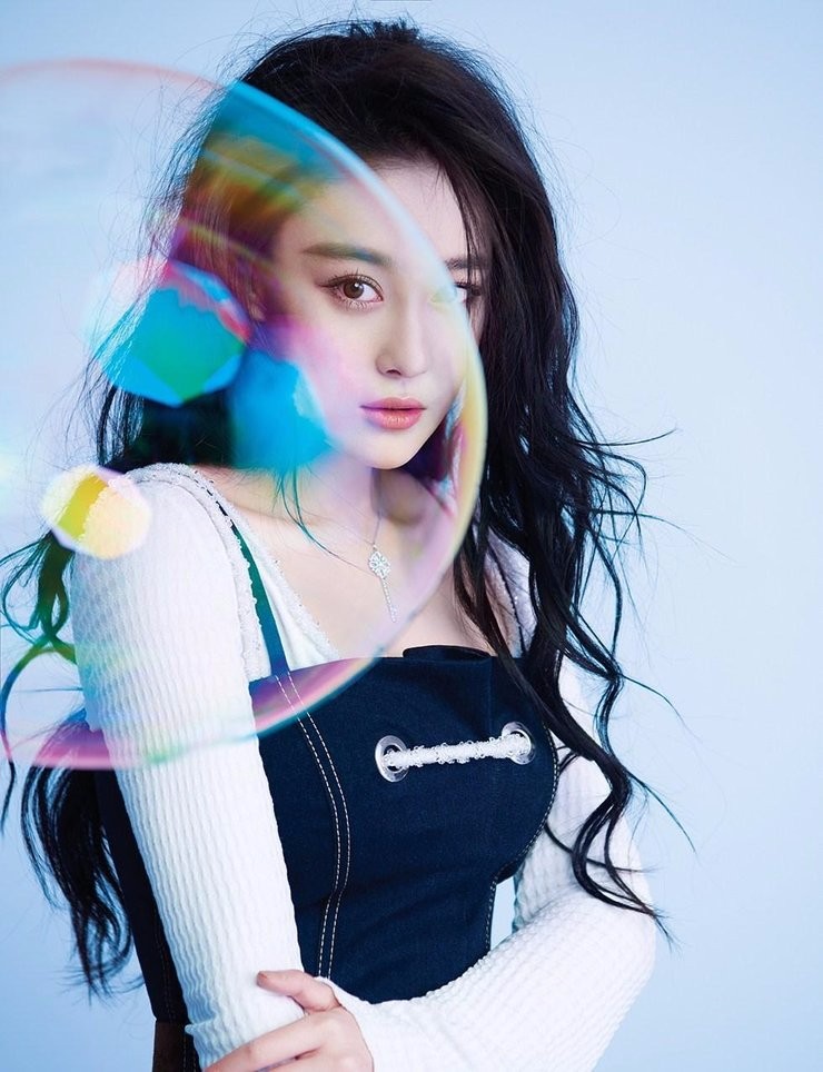 张馨予写真清爽早春艺术