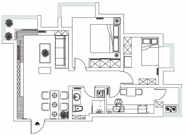 用10年积蓄买下63平甜蜜婚房，房子虽小，温馨就好！