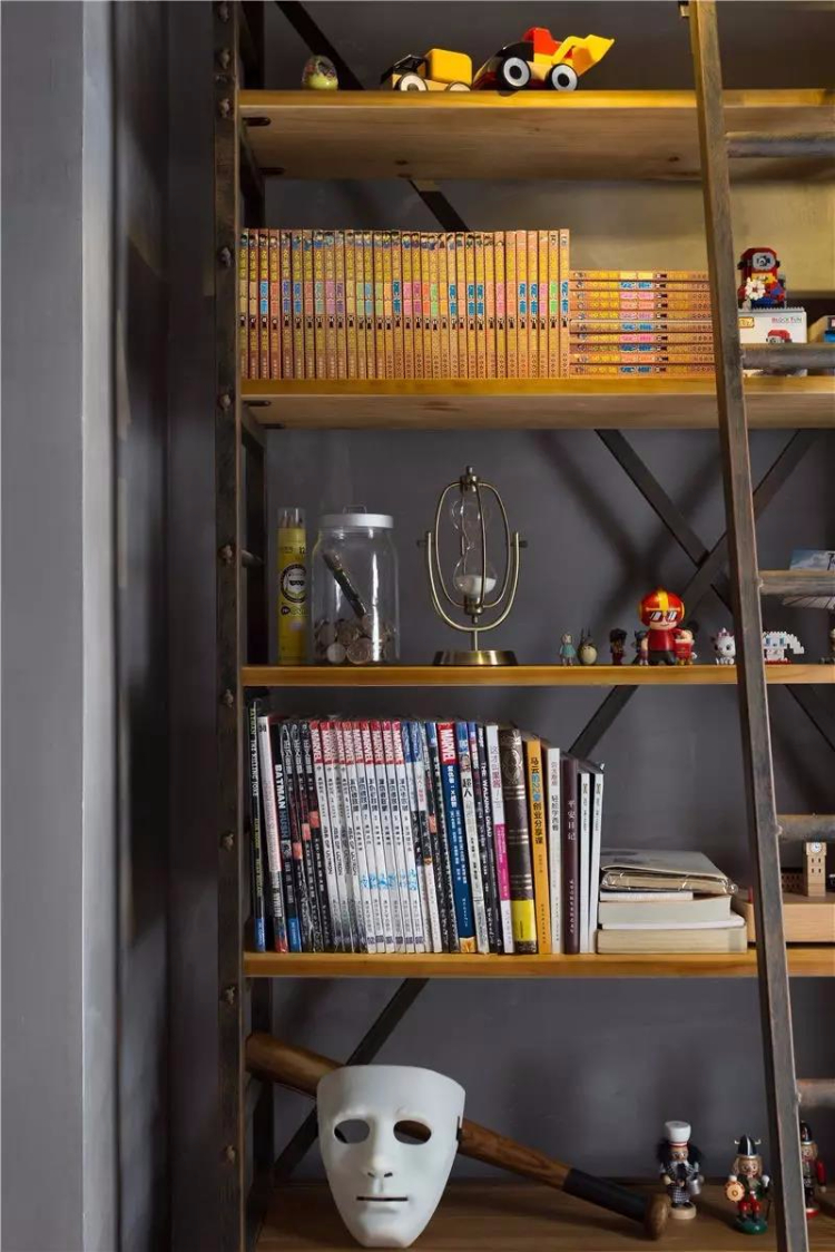 工业风的小户型空间，与众不同的75平婚房二居室！