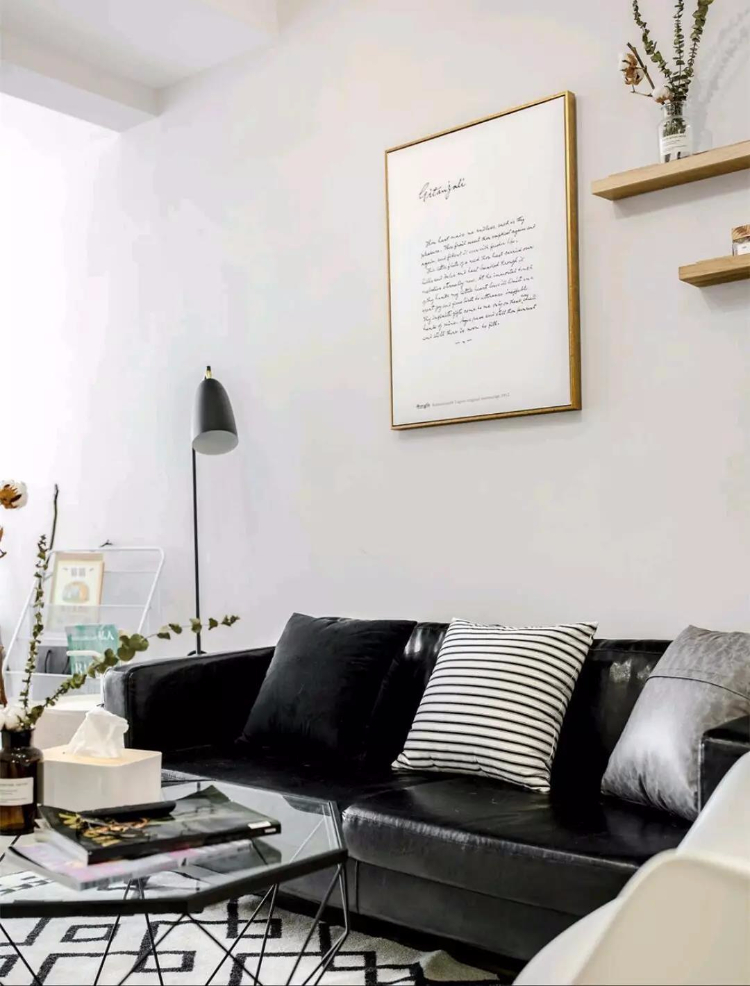 北欧与现代结合的小户型二居室，只有64平却一点也不拥挤！