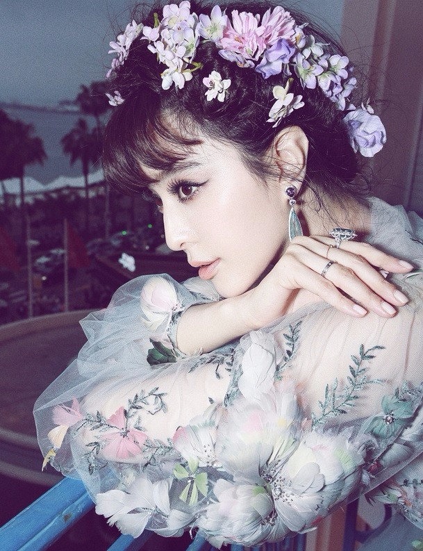 范冰冰 in Marchesa  浪漫甜美似仙子