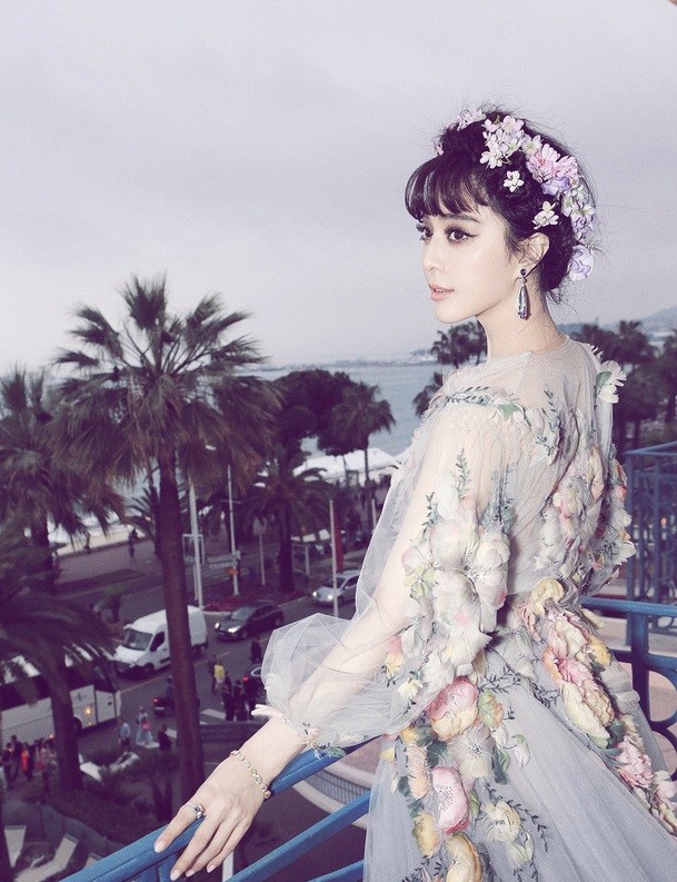 范冰冰 in Marchesa  浪漫甜美似仙子