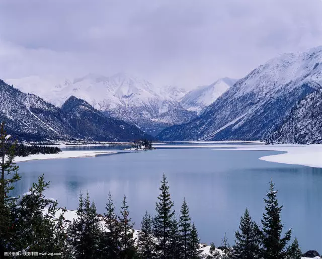 初见然乌湖，初见你。