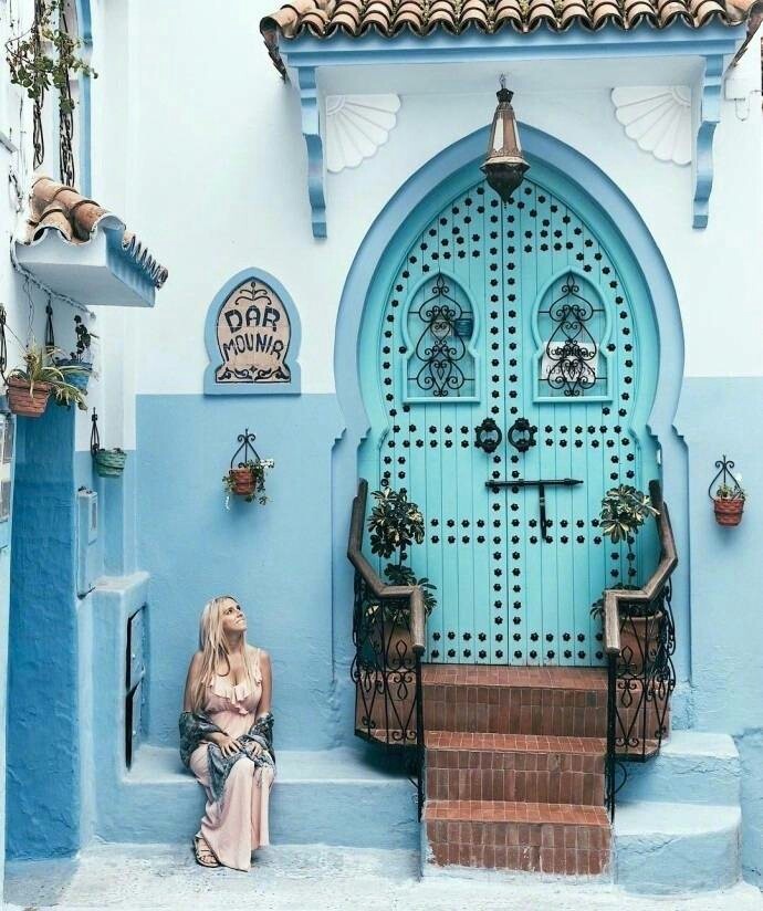 蓝色的摩洛哥，好美…… ​​