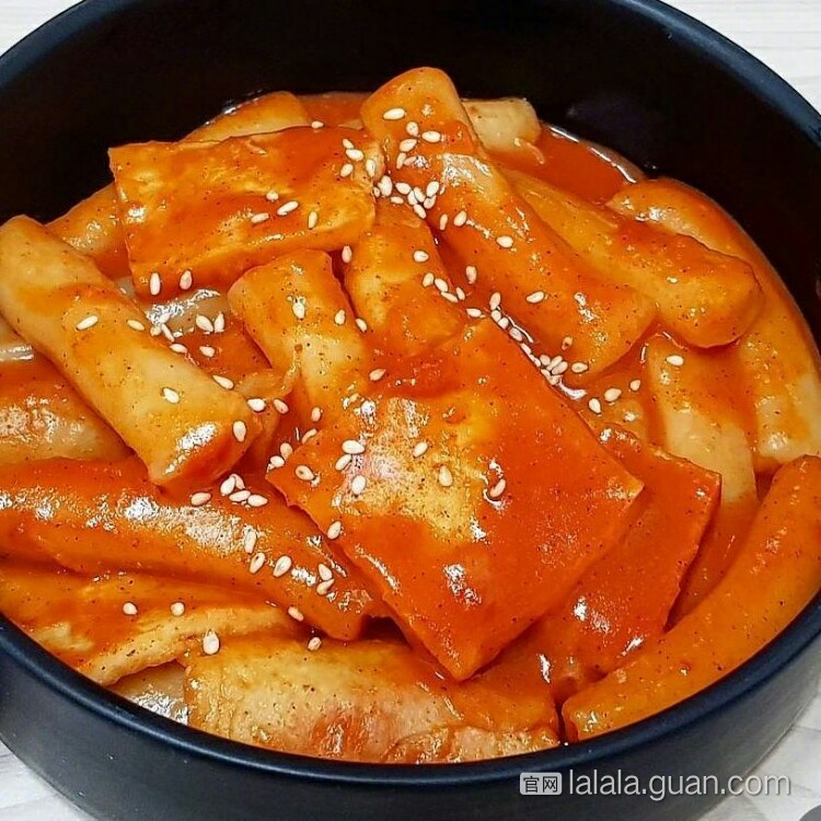 让人口水直流的韩式年糕拉面?