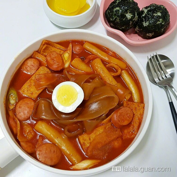 让人口水直流的韩式年糕拉面?